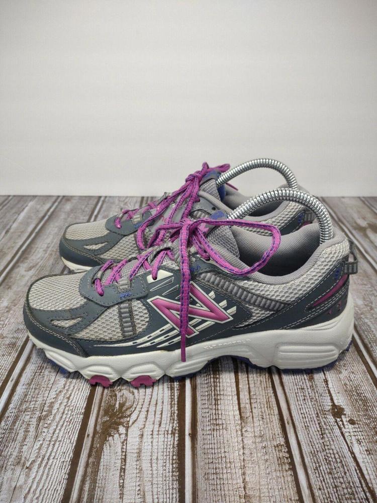 New Balance Size 7 All Terrain Trail Shoes Walking Grey Purple WT410GP4